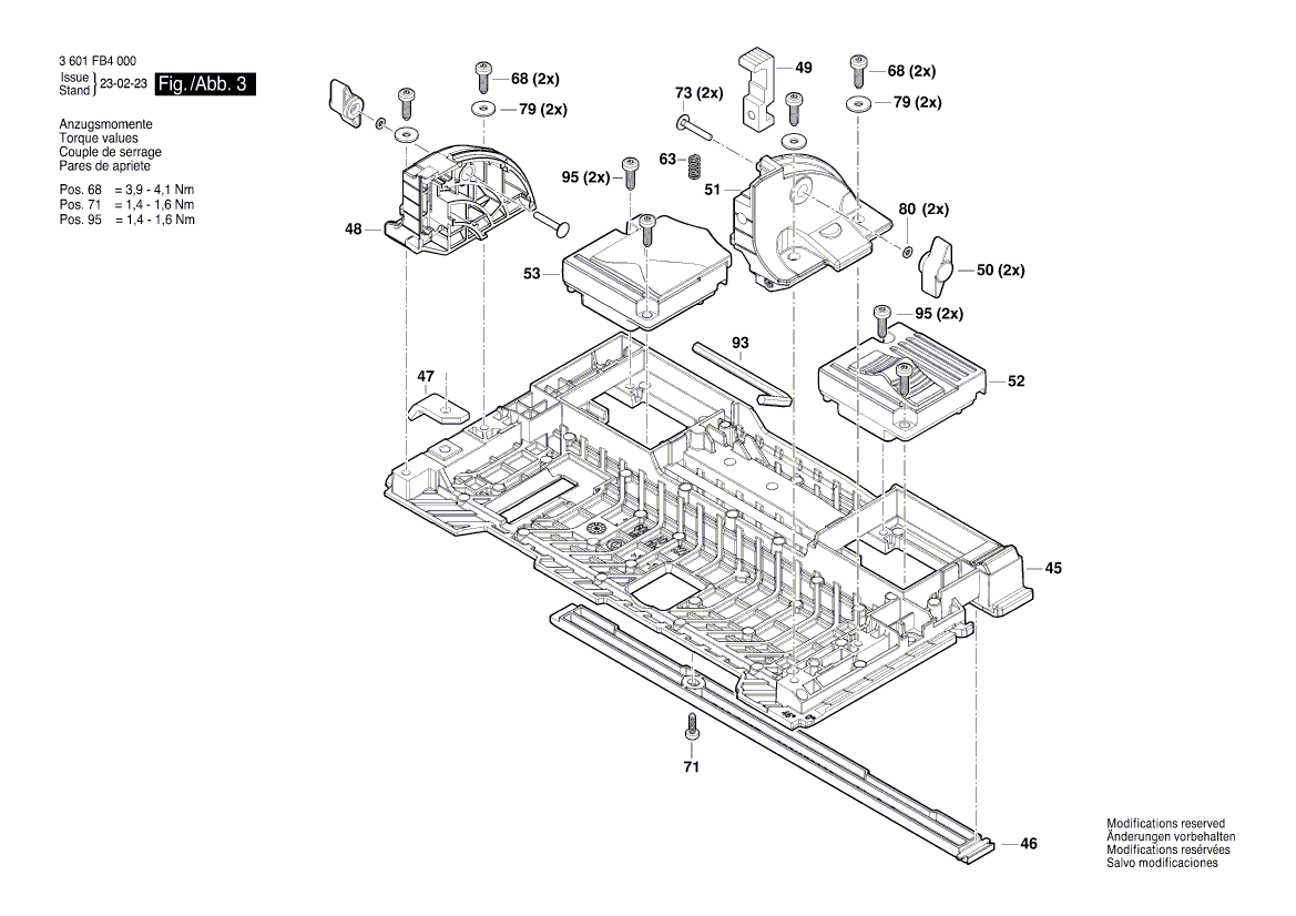 New Genuine Bosch 1600A018TN Filling Piece