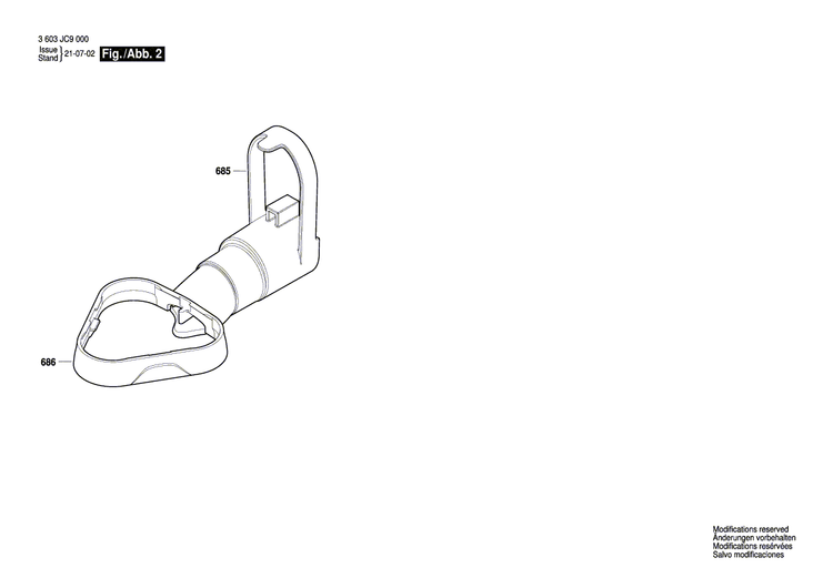 New Genuine Bosch 1600A018UZ Housing