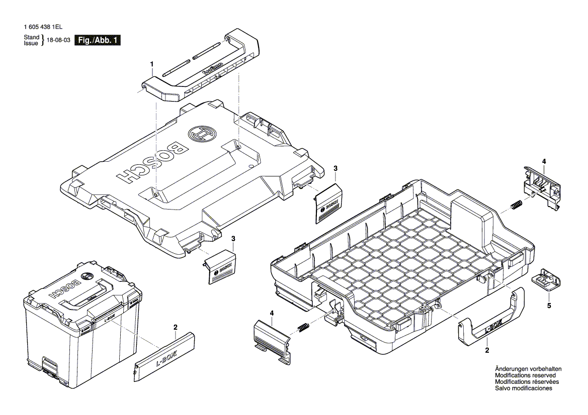 New Genuine Bosch 1600A0192D Stacking foot