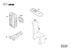 New Genuine Bosch 1600A019FR Keyboard