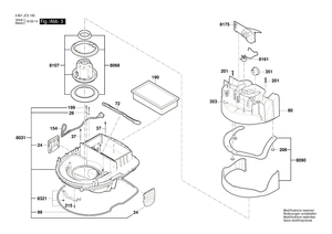 New Genuine Bosch 1600A01A4K Container