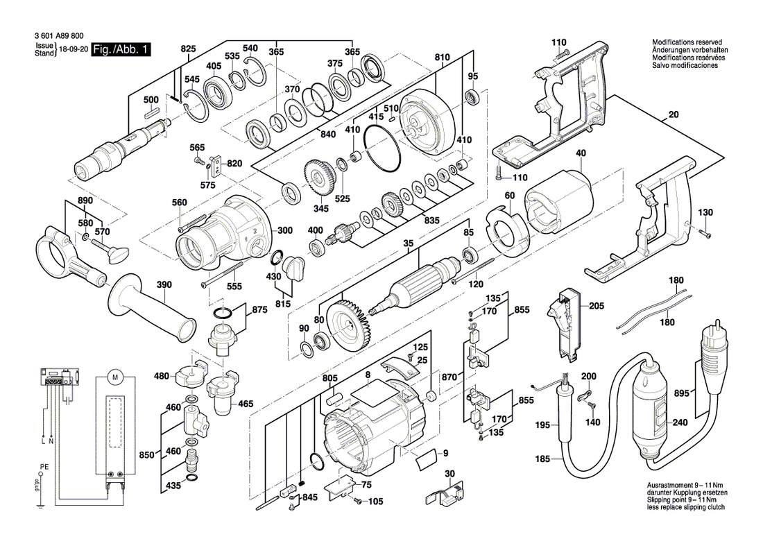 New Genuine Bosch 1600A01AM3 Printed Circuit Board