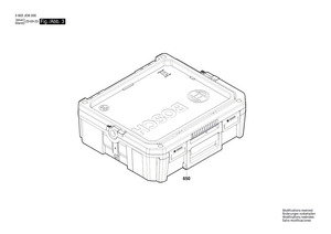 New Genuine Bosch 1600A01AS2 Symbol plate