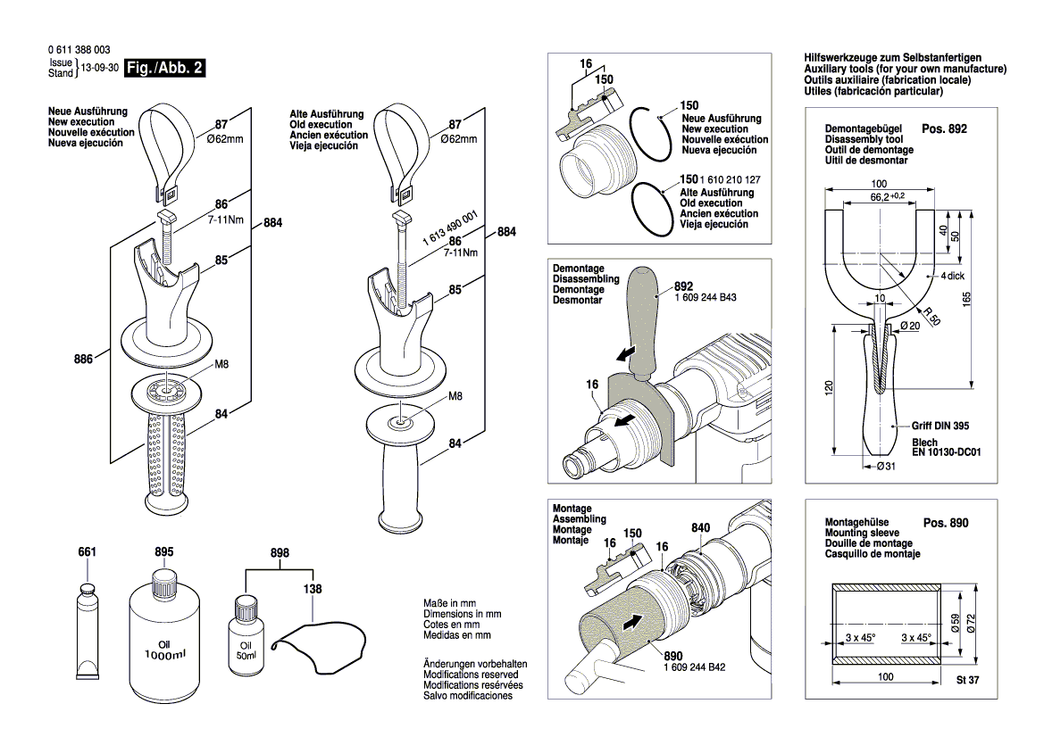 New Genuine Bosch 1600A01BG3 Eccentric