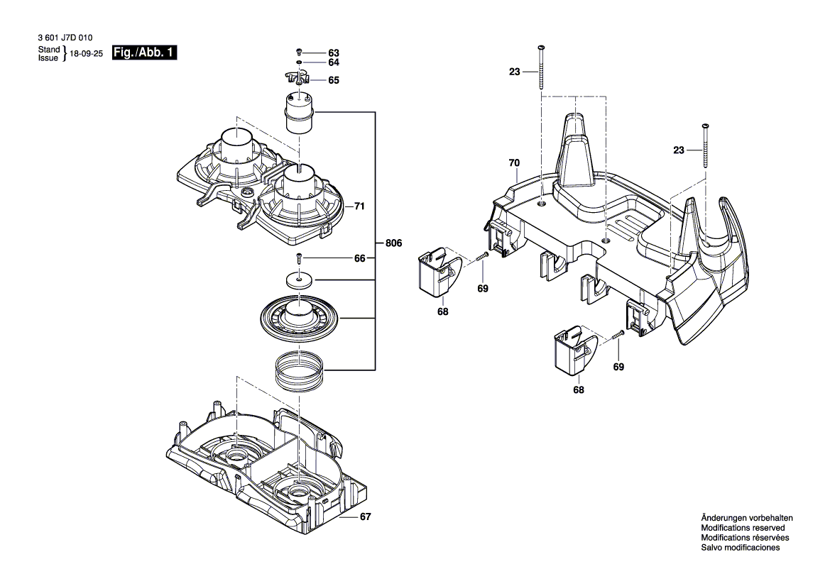 New Genuine Bosch 1600A01C18 Nut