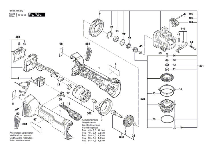 New Genuine Bosch 1600A01MB5 profile gasket
