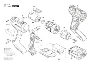 New Genuine Bosch 1600A01MP5 Gear Box