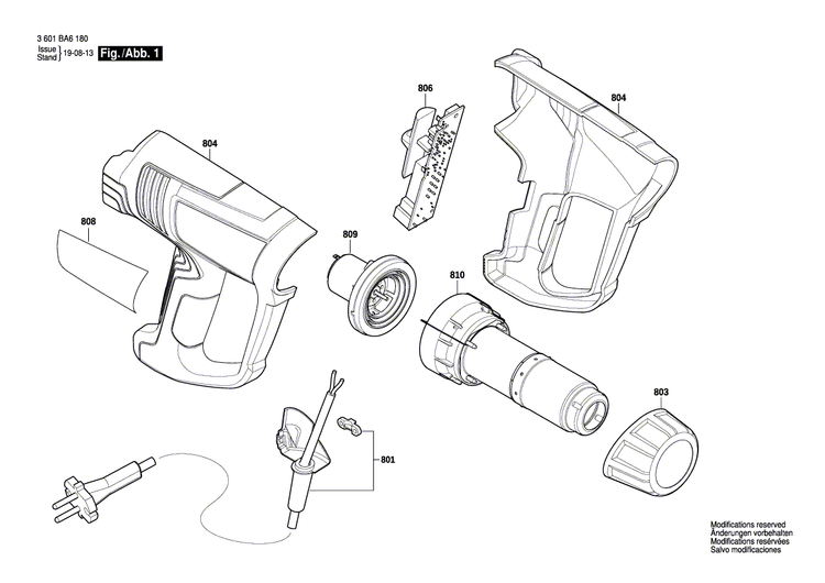 New Genuine Bosch 1600A01N69 Heating Element