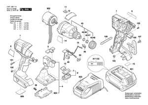 New Genuine Bosch 1600A01P7G Warning Label