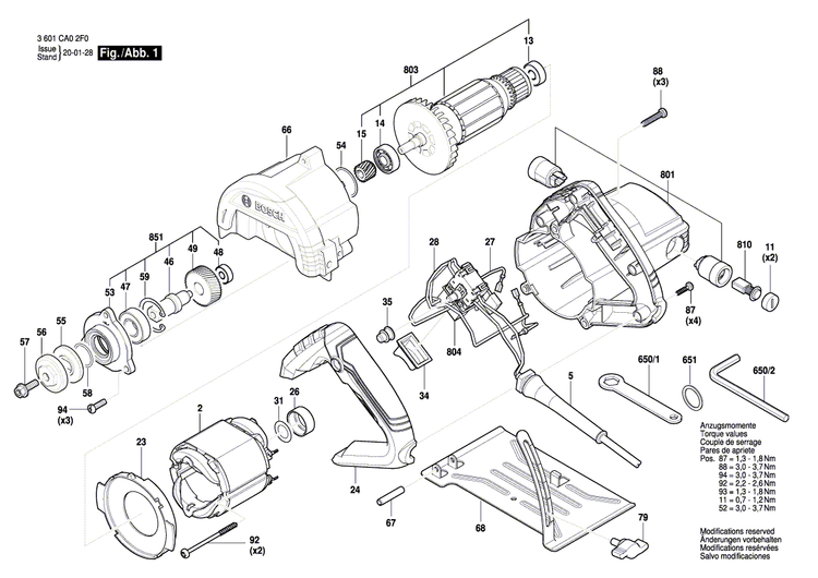 New Genuine Bosch 1600A01P92 Gear