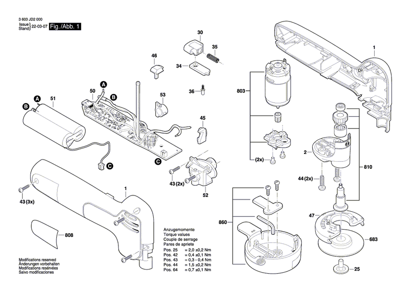 New Genuine Bosch 1600A01PR1 Housing