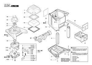New Genuine Bosch 1600A01R89 Housing