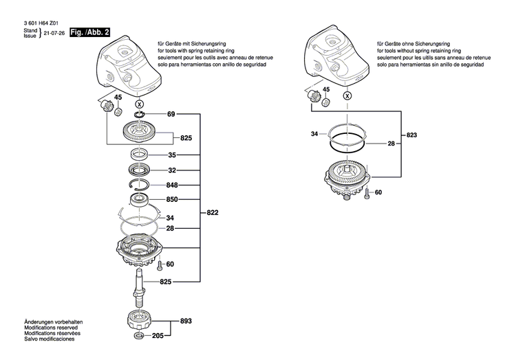 New Genuine Bosch 1600A01R96 Protective Cover
