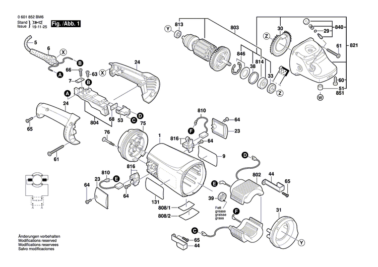 New Genuine Bosch 1600A01R98 Protective Cover