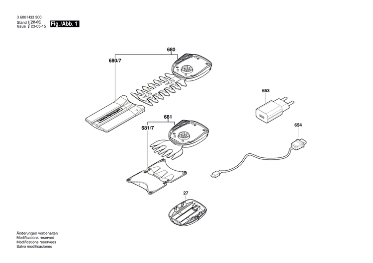 New Genuine Bosch 1600A01S14 Cover