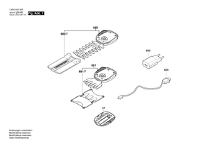 New Genuine Bosch 1600A01S1P Set of knives