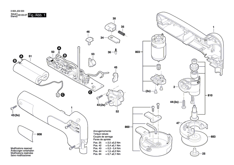 New Genuine Bosch 1600A01S36 Electronic Assembly