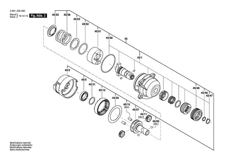 New Genuine Bosch 1600A01SH6 Housing Assembly