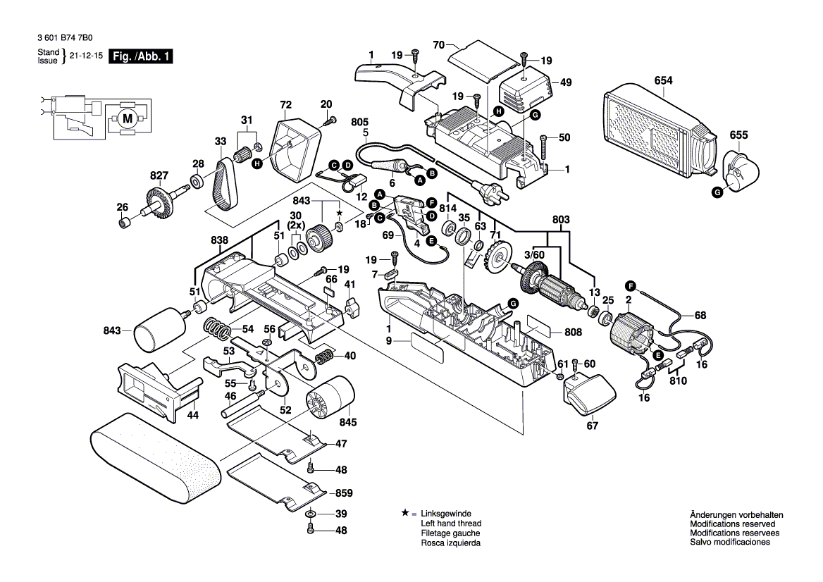 New Genuine Bosch 1600A01T7B Dust Chamber