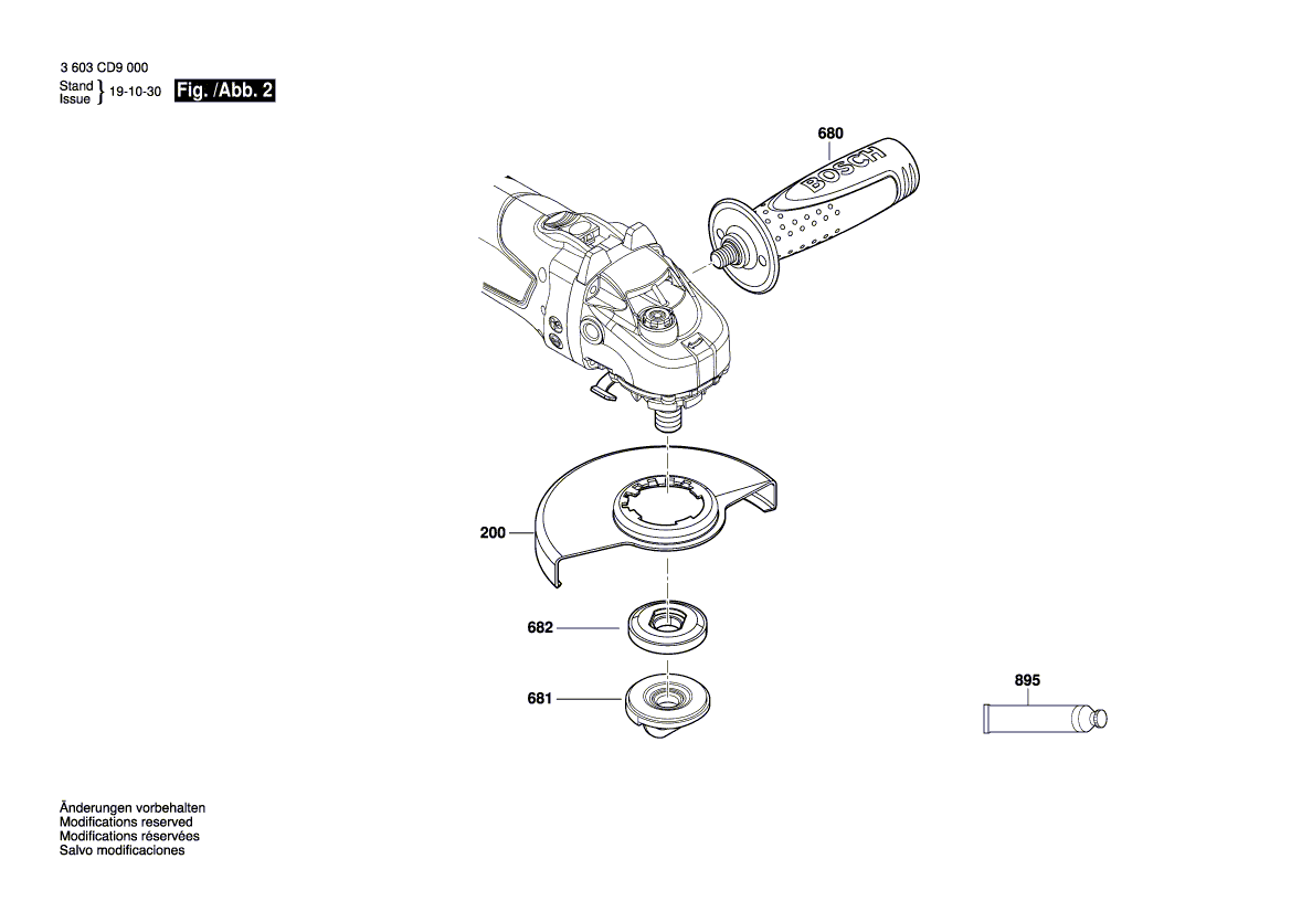 New Genuine Bosch 1600A01TT9 Lens