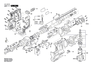 New Genuine Bosch 1600A01VN6 Toothed Shaft