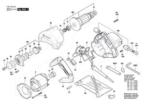 New Genuine Bosch 1600A01W3A spindle assembly