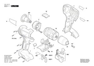 New Genuine Bosch 1600A01YV7 Warning Label