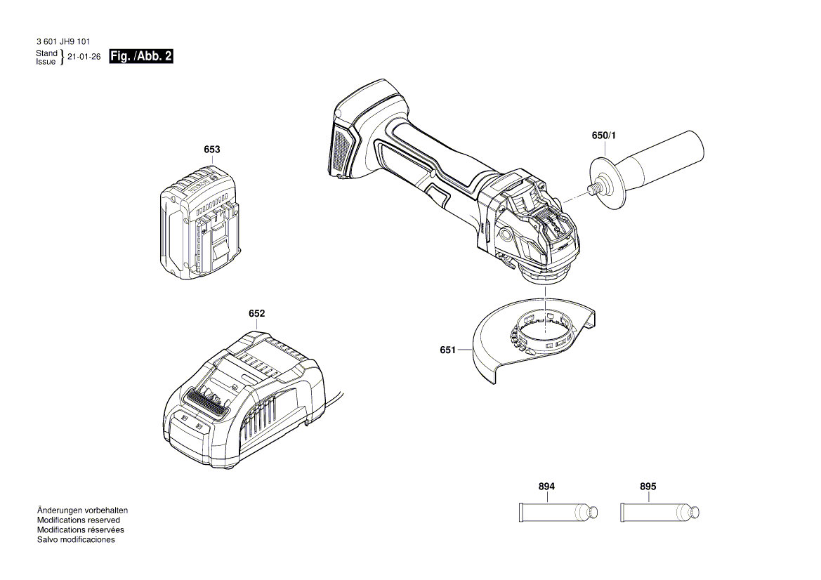 New Genuine Bosch 1600A01Z23 Retaining Washer