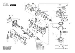 New Genuine Bosch 1600A01Z23 Retaining Washer