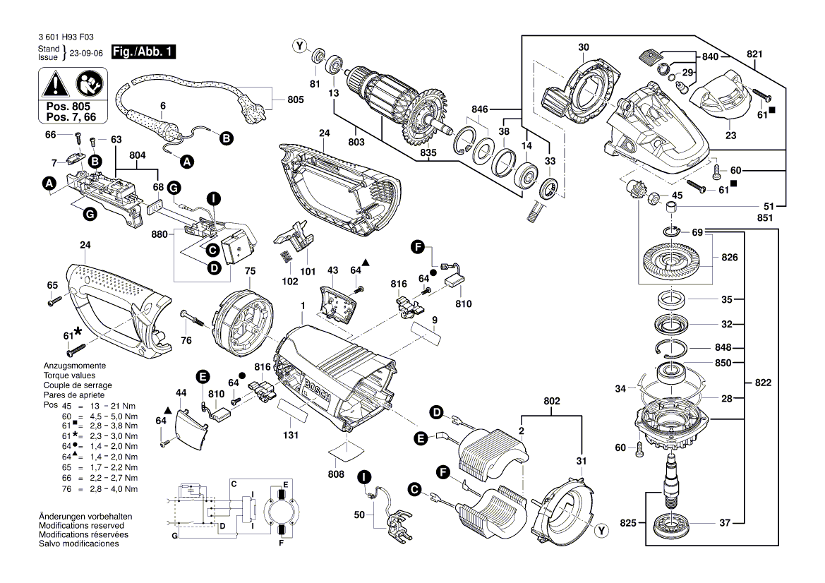 New Genuine Bosch 1600A01ZG6 Field assembly