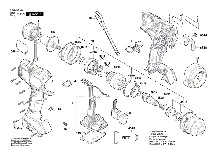 New Genuine Bosch 1600A01ZK6 Coupling Half