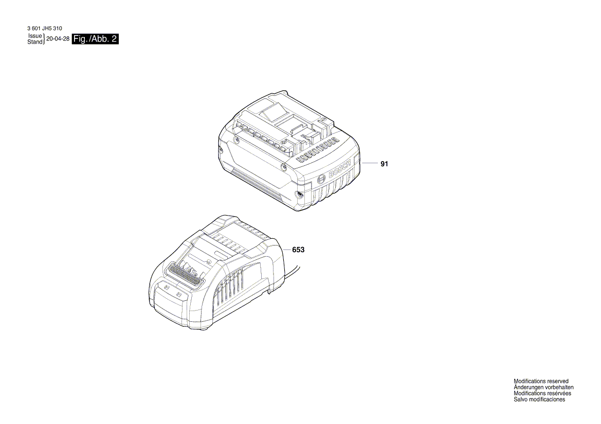 New Genuine Bosch 1600A01ZZ9 Type Label