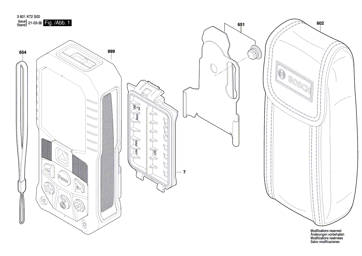 New Genuine Bosch 1600A020WP Bag