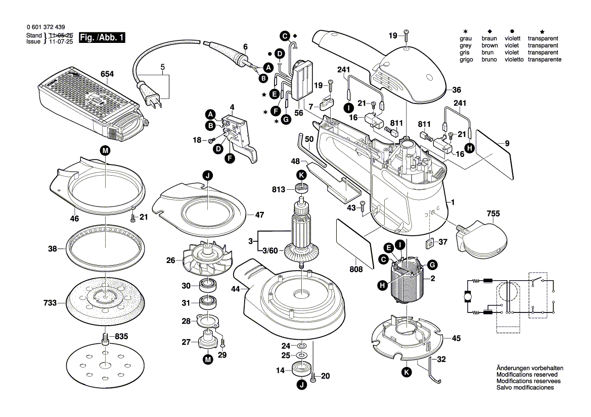 New Genuine Bosch 1600A020YJ Dust Chamber