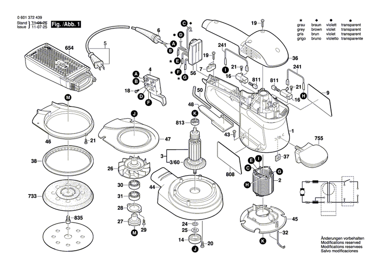 New Genuine Bosch 1600A020YJ Dust Chamber