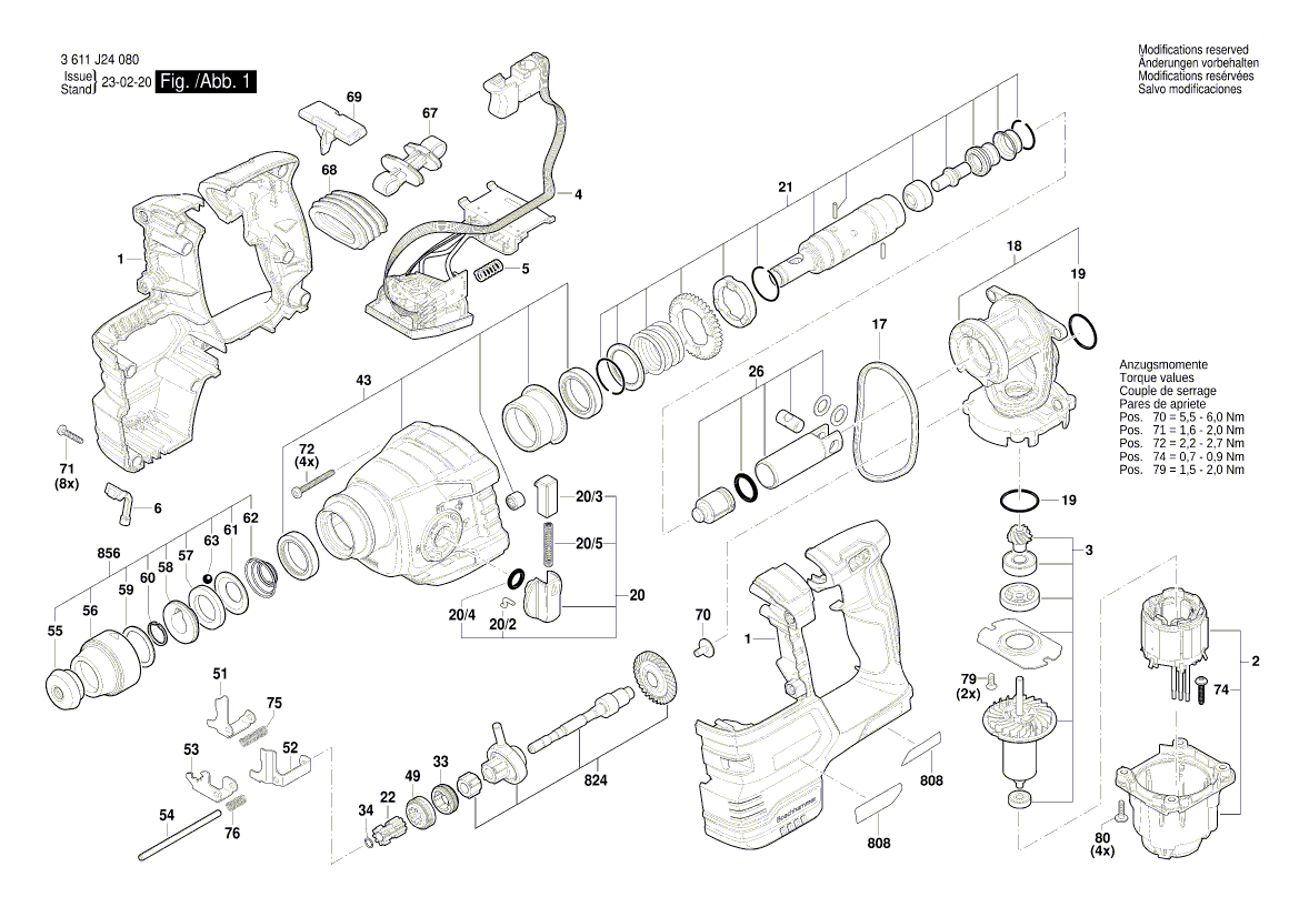 New Genuine Bosch 1600A02195 Shift Plate