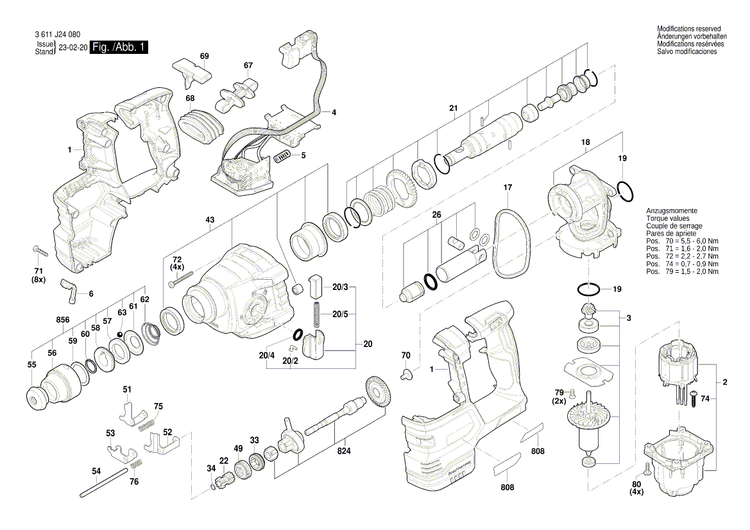 New Genuine Bosch 1600A02195 Shift Plate