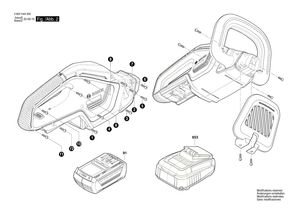 New Genuine Bosch 1600A021LG Release Lever