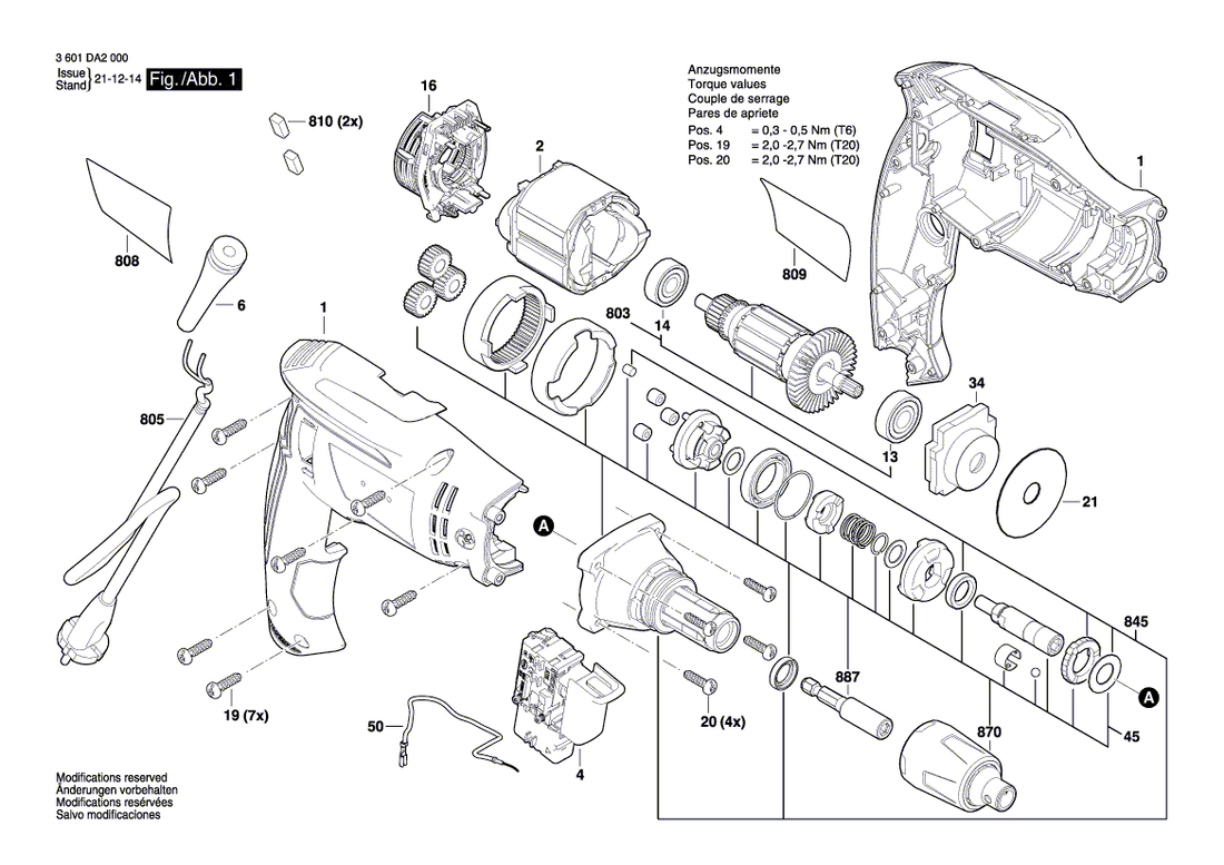 New Genuine Bosch 1600A021UN Type Label