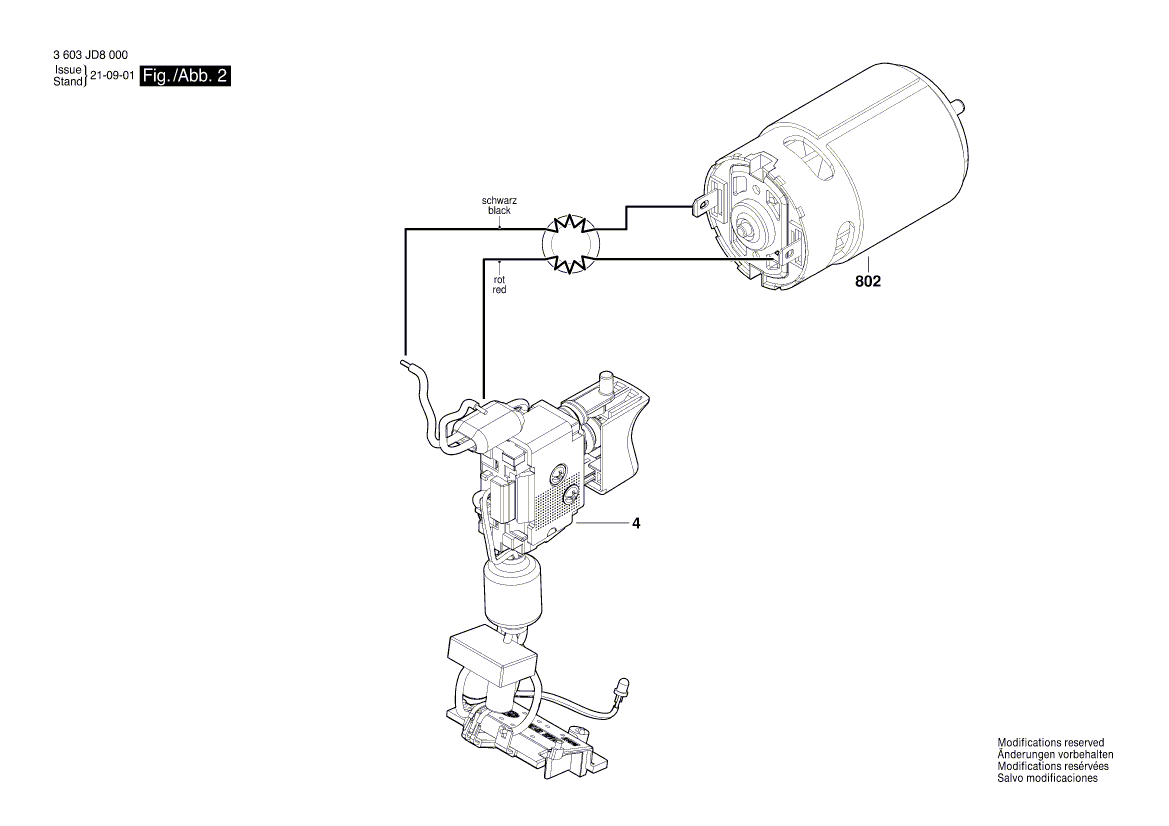 New Genuine Bosch 1600A021Z3 Switch Slide