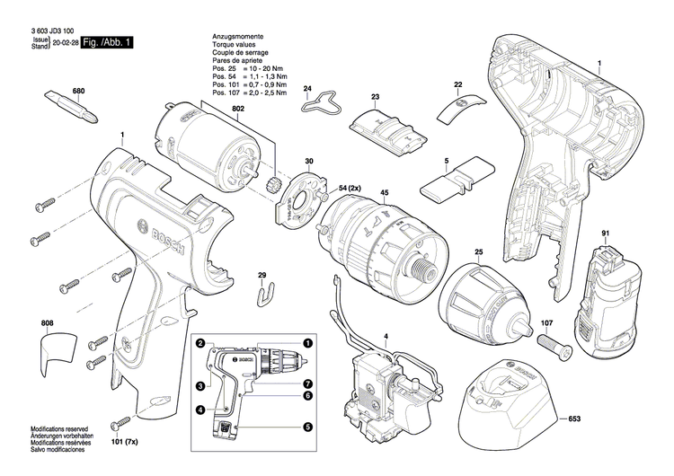 New Genuine Bosch 1600A021Z9 Planetary Gear Train