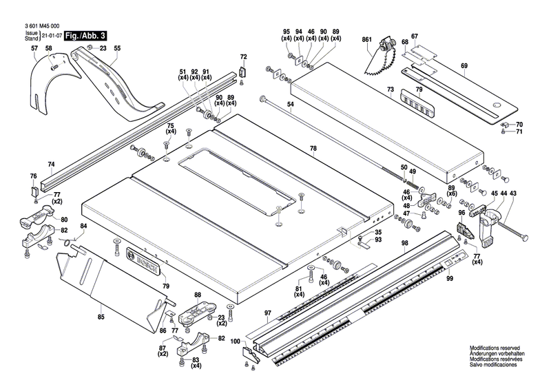 New Genuine Bosch 1600A022EX Frame