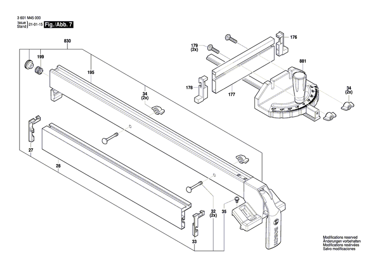 New Genuine Bosch 1600A022F4 Circlip