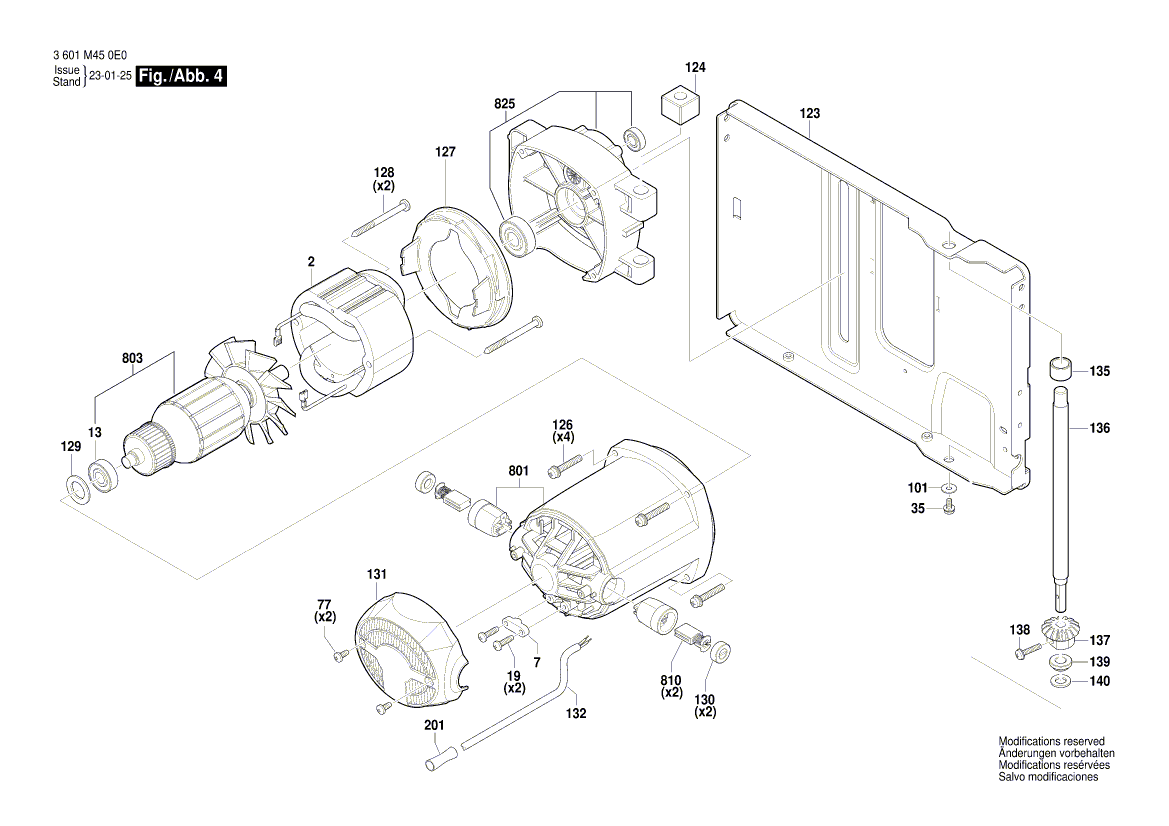 New Genuine Bosch 1600A022FB Flange