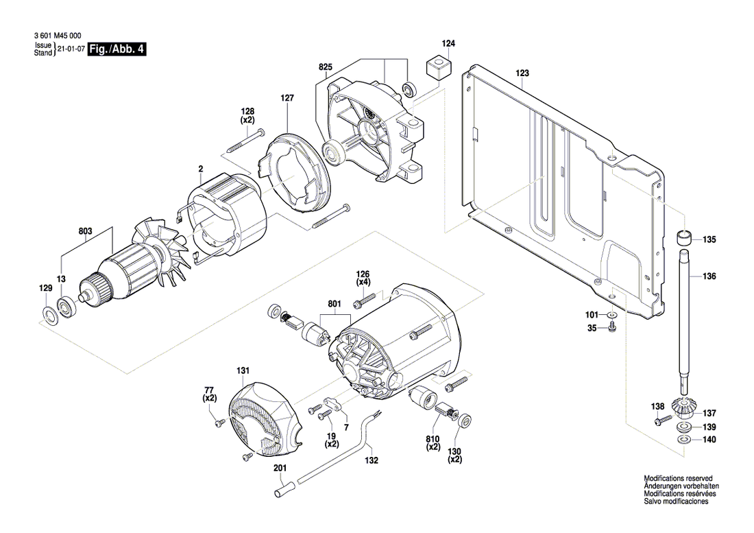 New Genuine Bosch 1600A022G5 Protection