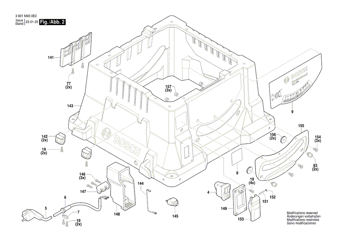 New Genuine Bosch 1600A022G6 Protection
