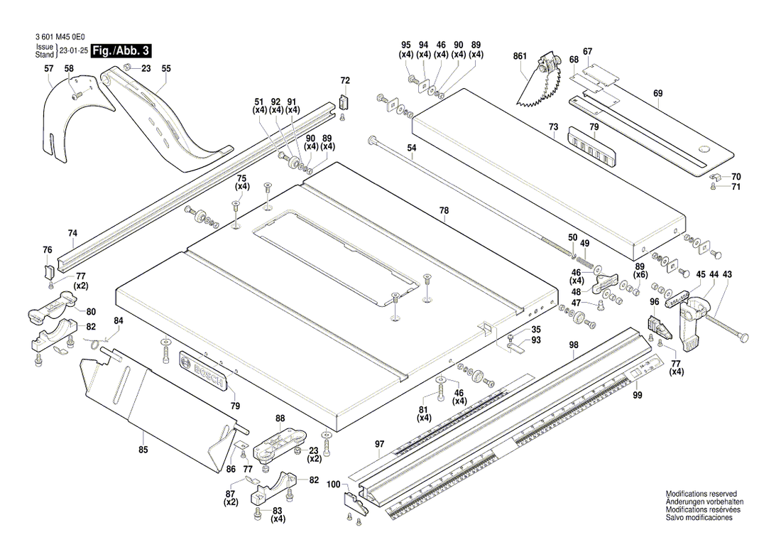 New Genuine Bosch 1600A022G6 Protection