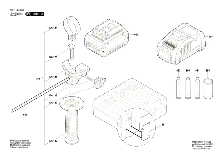 New Genuine Bosch 1600A022W7 Switching Element