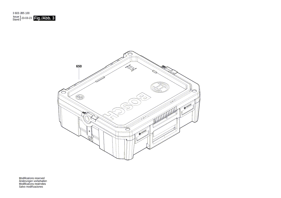 New Genuine Bosch 1600A0235T Housing