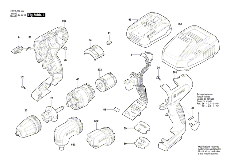 New Genuine Bosch 1600A0235T Housing